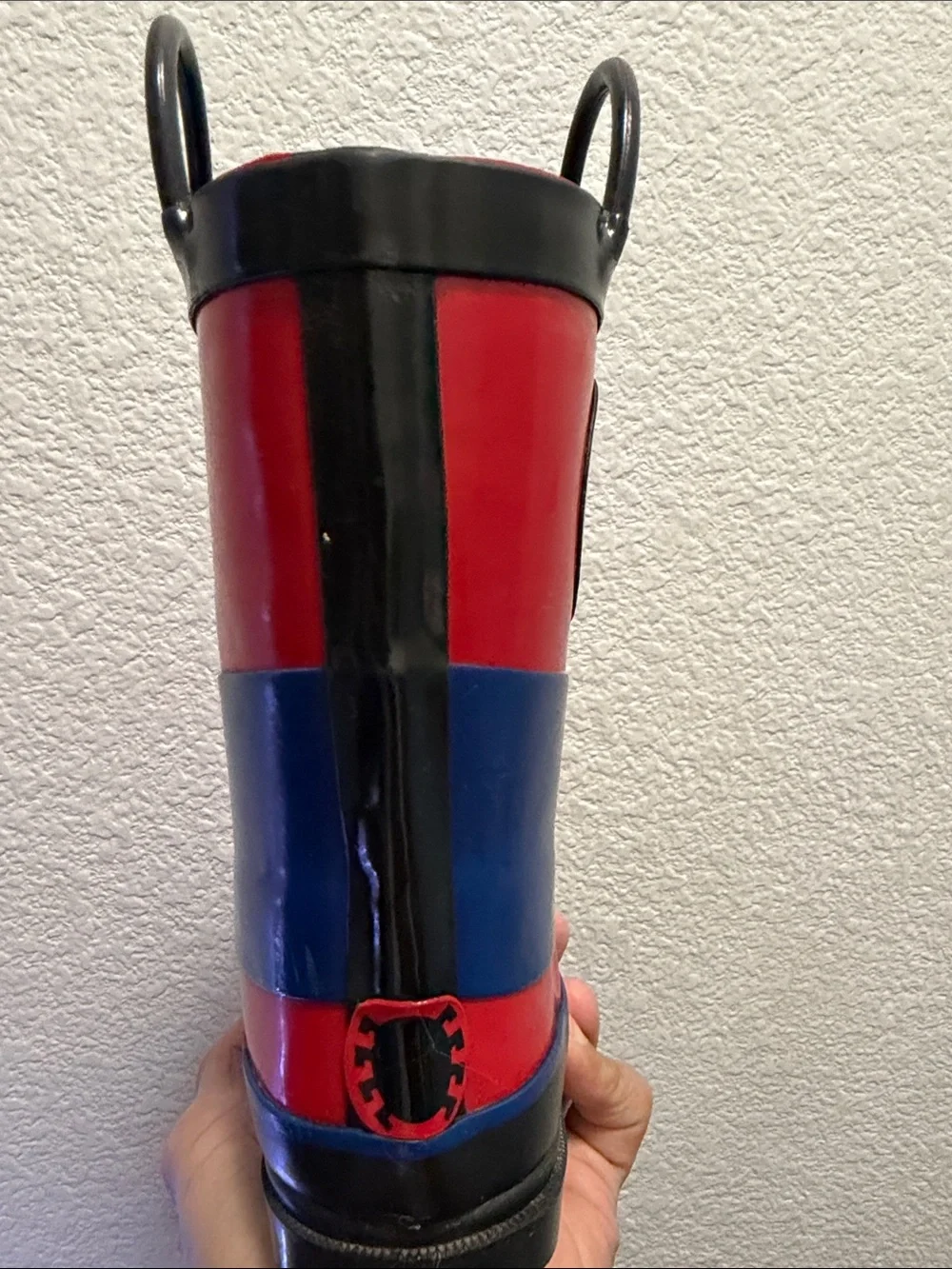 Marvel Kids Red and Blue Spider-Man Rain Boots